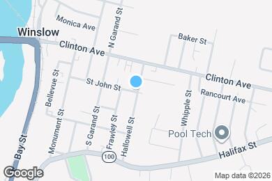 Map image of the property - 6 Hallowell St