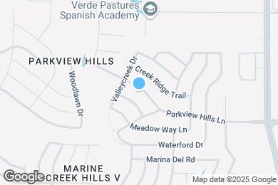 Map image of the property - 4933 Parkview Hills Ln