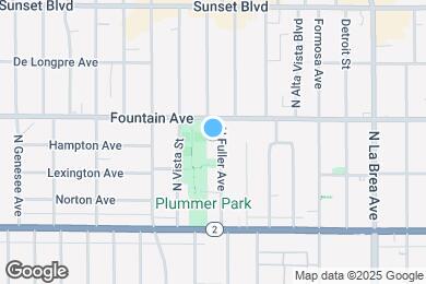 Map image of the property - 1233-1237 N Fuller Ave