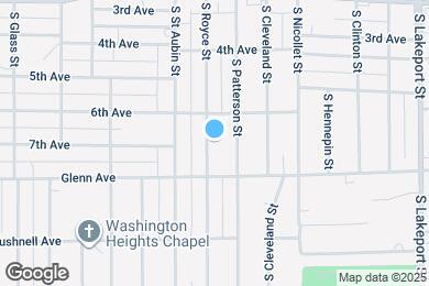 Map image of the property - 2320 S Royce St