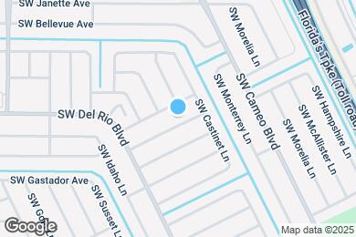 Map image of the property - 925 SW Gwendolen Ter
