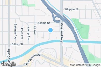 Map image of the property - 11104 Aqua Vista St