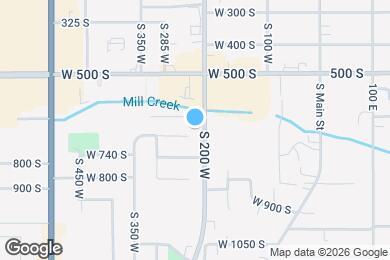 Map image of the property - 214 W 650 S
