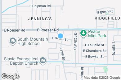 Map image of the property - 1115 E Grove St