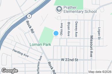 Map image of the property - 2512 W 24th St