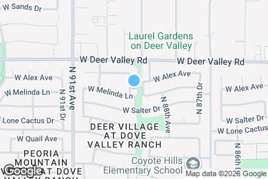 Map image of the property - 21627 N 89th Dr