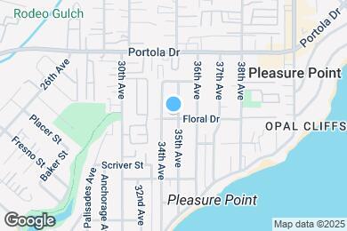 Map image of the property - 605 35th Ave