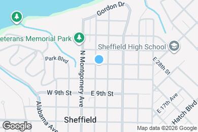 Map image of the property - 1010 N Nashville Ave