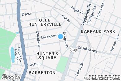 Map image of the property - 916 Washington Ave