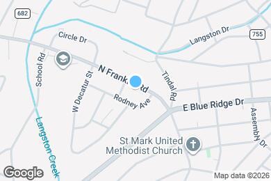Map image of the property - 811 N Franklin Rd