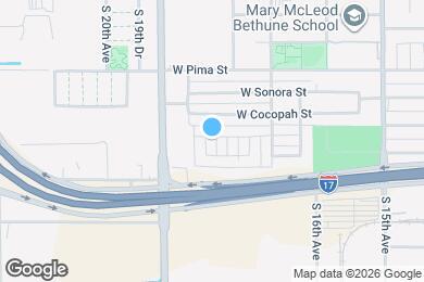 Map image of the property - 1811 W Mohave St