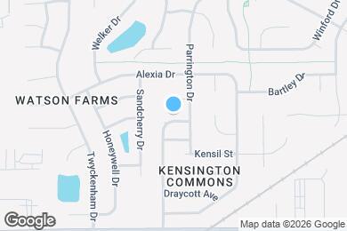 Map image of the property - 10302 Draycott Way