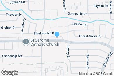 Map image of the property - 8724 Kempwood Dr