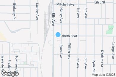 Map image of the property - 1605 Elizabeth Blvd