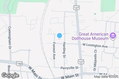 Map image of the property - 319 Harding St