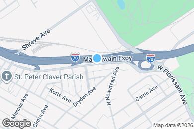 Map image of the property - 4452 Bircher Blvd