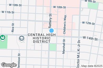 Map image of the property - 1317 S Battery St
