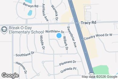 Map image of the property - 322 Deville Pl