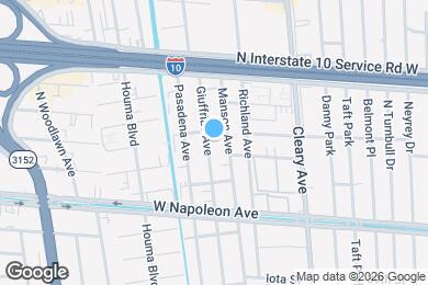 Map image of the property - 2317 Giuffrias Ave