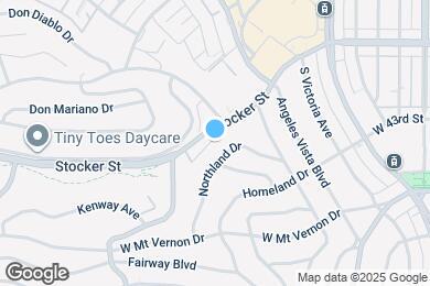 Map image of the property - 3800 Stocker St