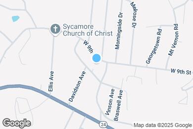 Map image of the property - 1011 Crescent Dr