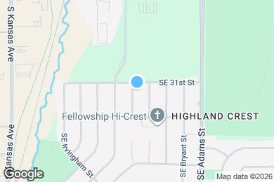 Map image of the property - 3108 SE Emerson St