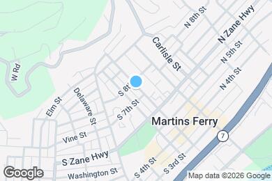 Map image of the property - 711 Walnut St