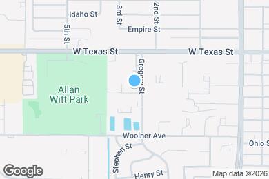 Map image of the property - 1600 Park Ln