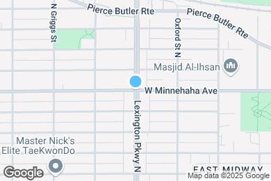 Map image of the property - 1100 Minnehaha Ave E
