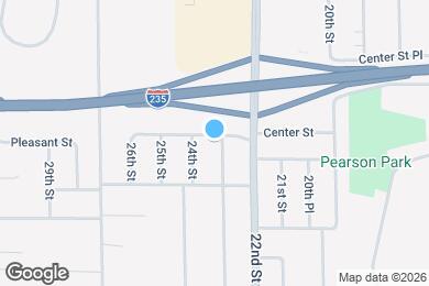 Map image of the property - 1232 23rd St