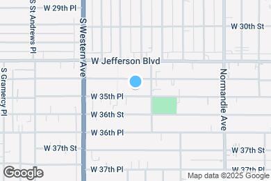 Map image of the property - 1585 W 35th Pl