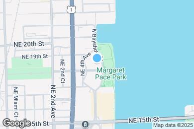 Map image of the property - 1800 N Bayshore Dr