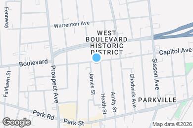 Map image of the property - 1037 Capitol Ave