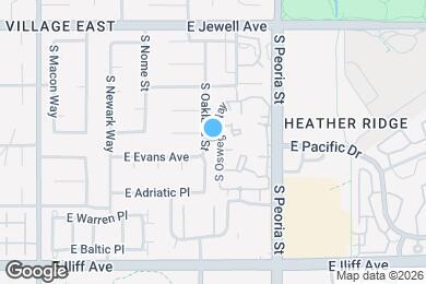 Map image of the property - 2072 S Oakland St