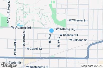 Map image of the property - 321 N Clay St