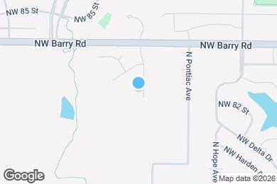 Map image of the property - 8320 N Allenton Dr