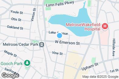 Map image of the property - 93 W Emerson St
