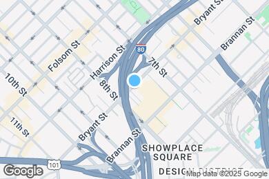 Map image of the property - 975 Bryant St