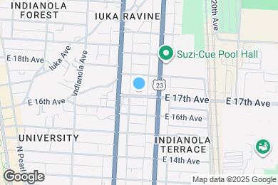 Map image of the property - 310 E 17th Ave