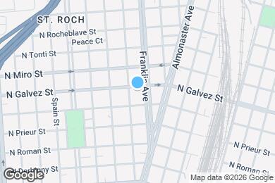 Map image of the property - 2562 N Galvez St
