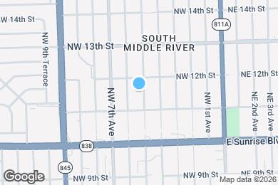 Map image of the property - 1125 NW 5th Ave
