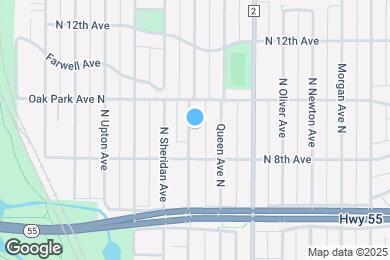 Map image of the property - 824 Russell Ave N