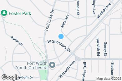 Map image of the property - 3620 W Seminary Dr