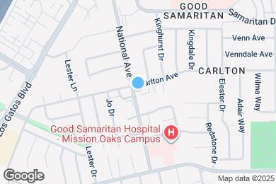 Map image of the property - 4930 National Ave