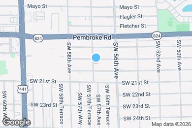 Map image of the property - 1911 SW 57th Ave