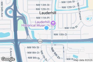 Map image of the property - 4731 NW 10th Ct