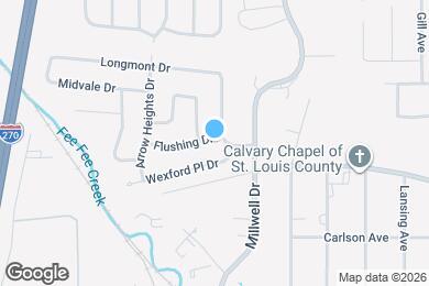 Map image of the property - 11814 Flushing Dr