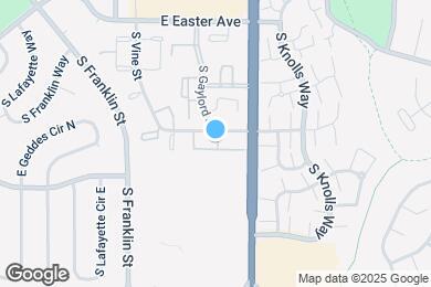 Map image of the property - 2260 E Geddes Ave