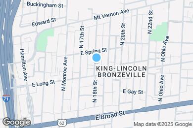 Map image of the property - 164 N 18th St