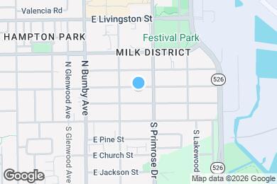 Map image of the property - 2704 E Washington St